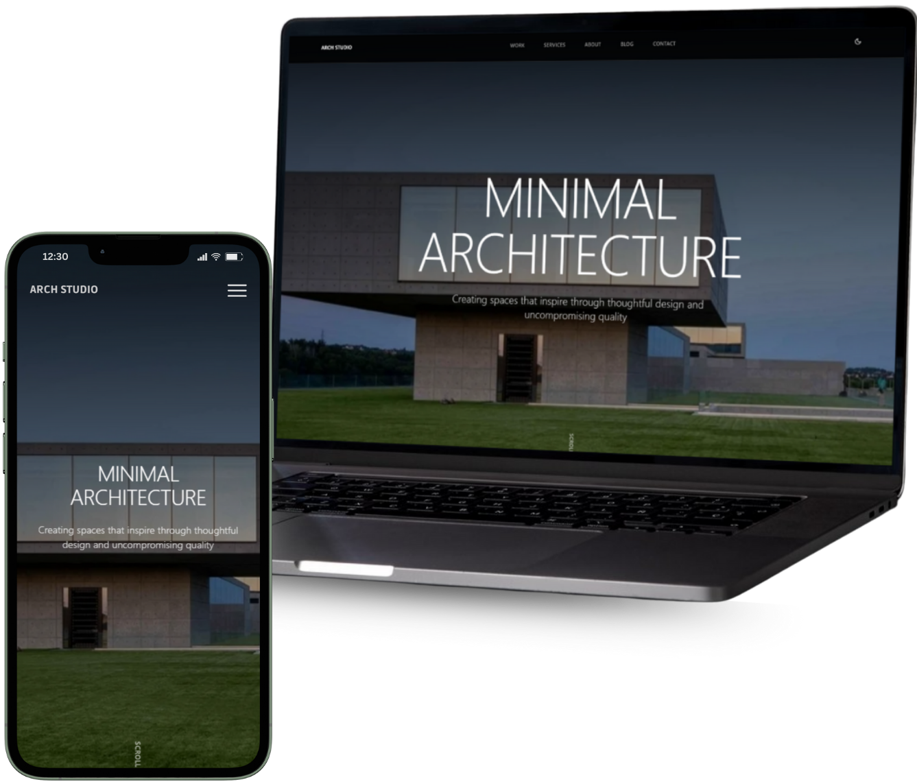 Primeri spletnih strani na različnih napravah